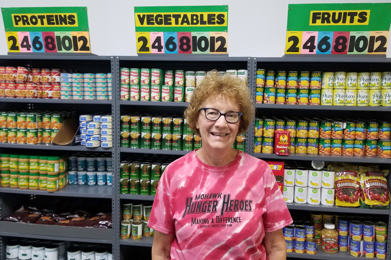 Volunteer at food pantry